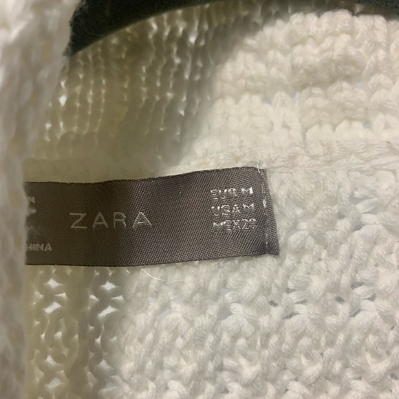 White knitted short sleeve sweater - Picture 4 of 4